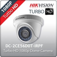 HAİKON DS-2CE56D0T-IRPF 1080p 2,8mm MİNİ IR (20MT) DOME KAMERA 1080P dome kamera - 1